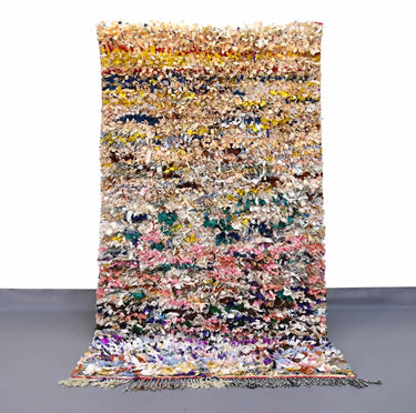 Vintage Boucherouite Rug 7.3 x 4.1 feet / 255 x 125 cm - Ettilux Home